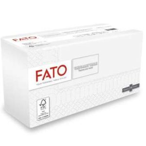 LUCART FATO Șervețele, pliate 1/8, 33x33 cm, FATO Smart Table, alb